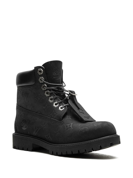 Louis Vuitton Pre-Owned x Timberland "Black" ankle boots