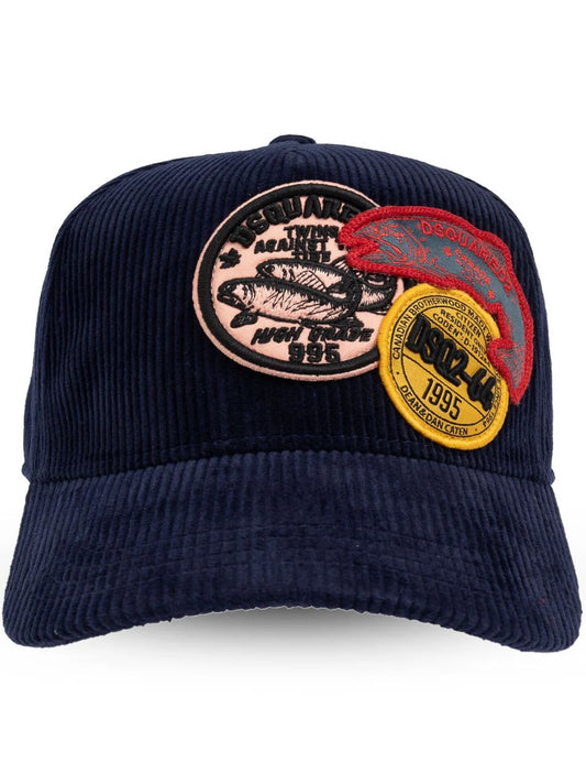 DSQUARED2 logo-patches baseball cap