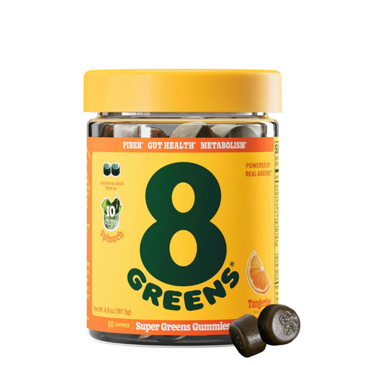SUPER GREENS TANGERINE GUMMIES FIBER
